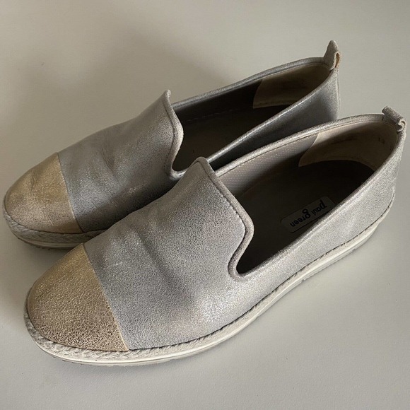 Paul Green Joaquin Espadrille Slip On Leather Loafer Round Toe Platform … - Picture 4 of 7